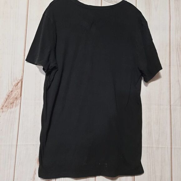Michael Kors Men's Black Short Sleeve Crew Neck‎  T-Shirt Top Size Large - Picture 2 of 6